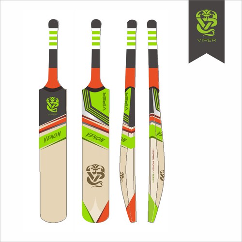 Sophisticated Cricket Bat Design For Viper Cricket Company