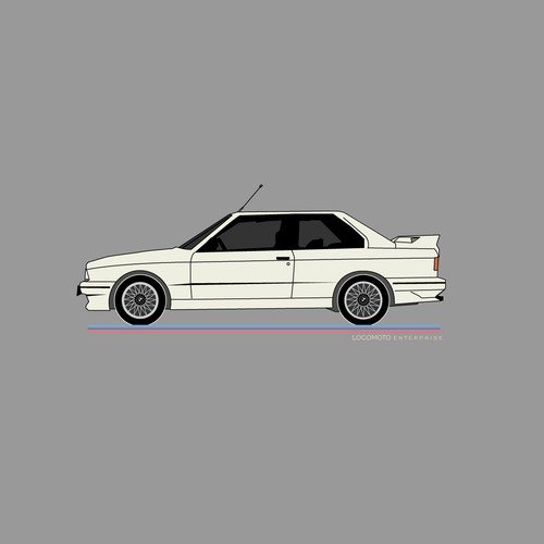 Minimal Bmw  BMW e30 m3 Illustration