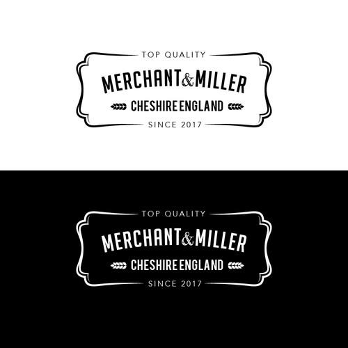 Vintage but still modern logo for biscuit and tea company