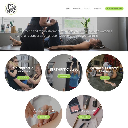 Chiropractor + Rehab Website - Move from Wordpress to Squarespace