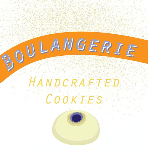 Whimsical logo for cookies