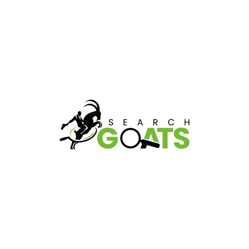 Bold logo for Search Goats