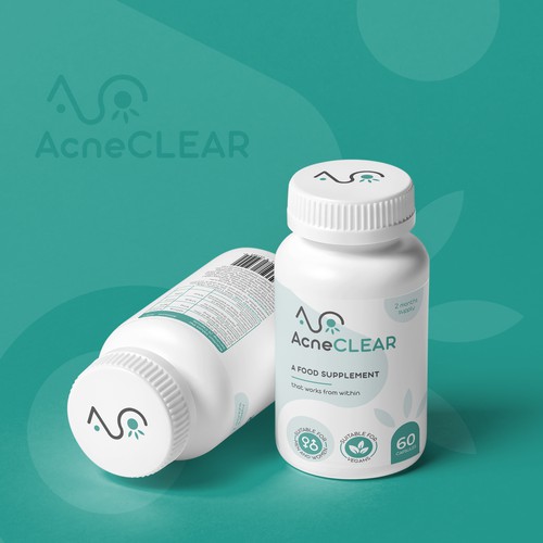 Logo&Label Design for AcneCLEAR