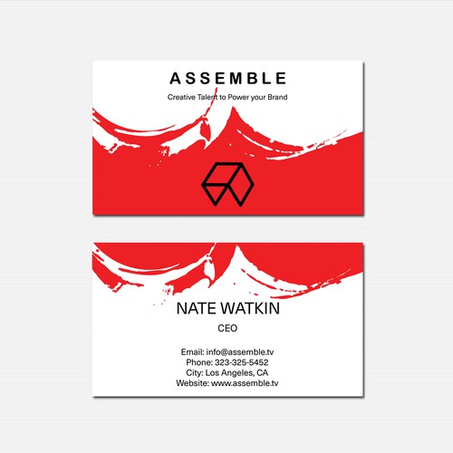 Minimal & modern business card for Assemble