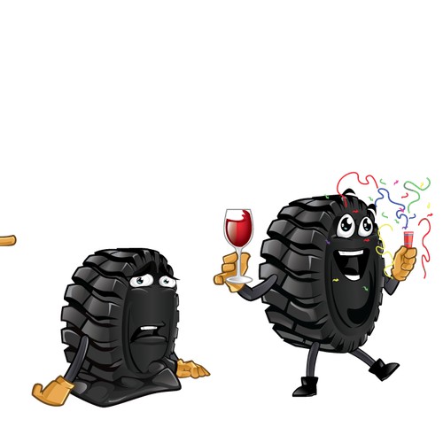 Create an innovative company mascot for tyre doctor