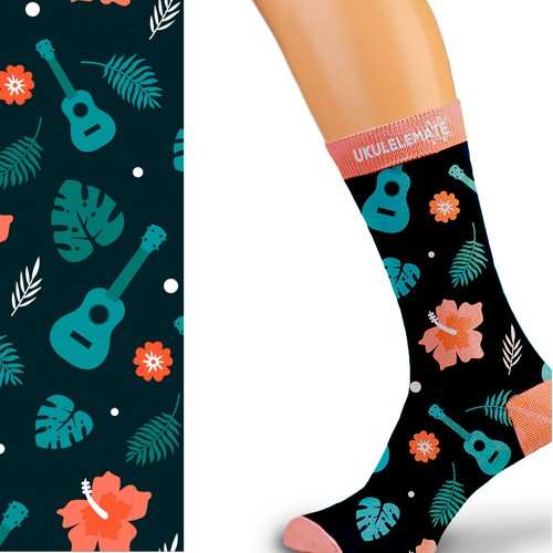 Sock Design For a Ukulele Company