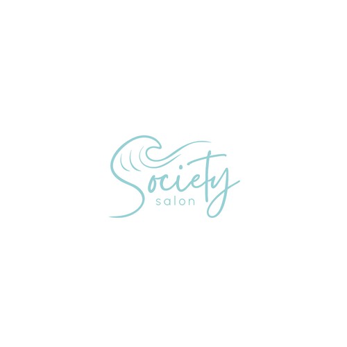 Need a logo with an OCEAN/COASTAL vibe for a luxury hair salon. NO ICONS IN DESIGN PLEASE.