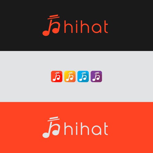 Simple logo for music/social app