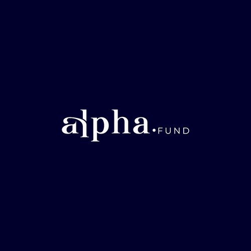 alpha fund logo design