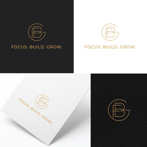 Focus. Build. Grow. Logo