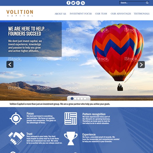 Volition web design