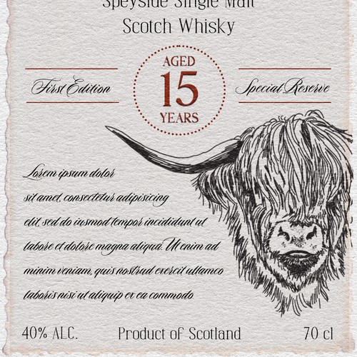 Whiskey Label