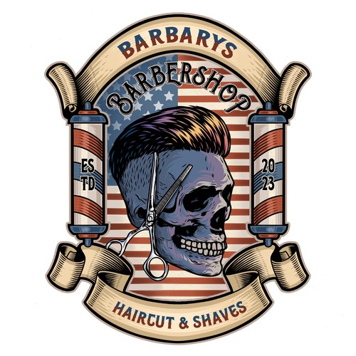 Barbarys Barbershop Logo