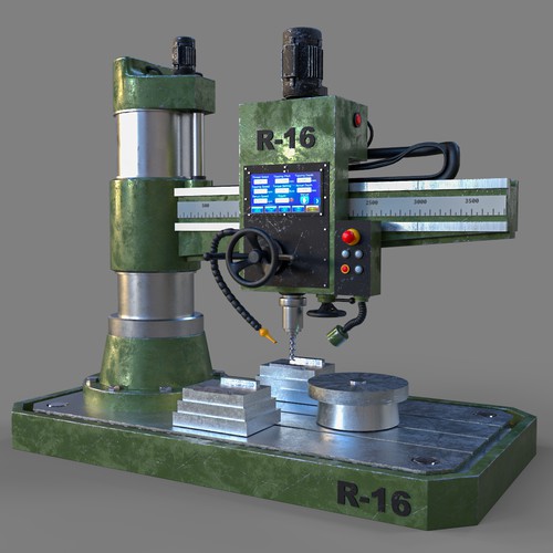 Cilindrical Arm Drill