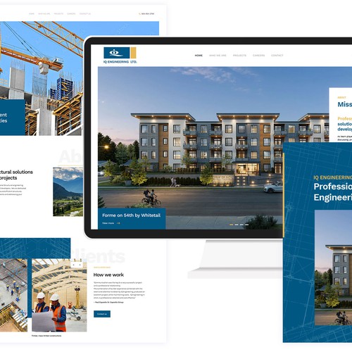 IQ Engineering website and brochure