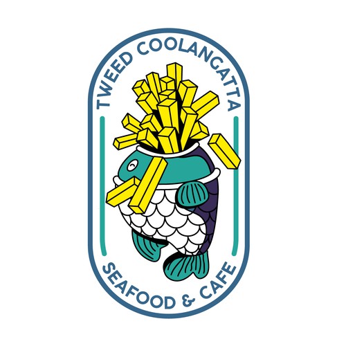 Bold logo for fish restaurant