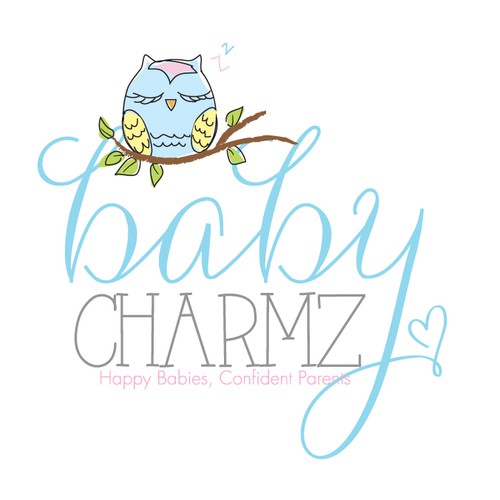 Create a logo for a small business helping struggling young families.  Baby Charmz!