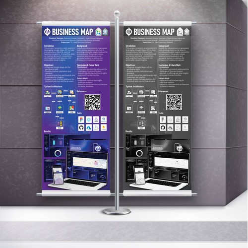 Eye-Catching Roll-Up Banner & Standee Design