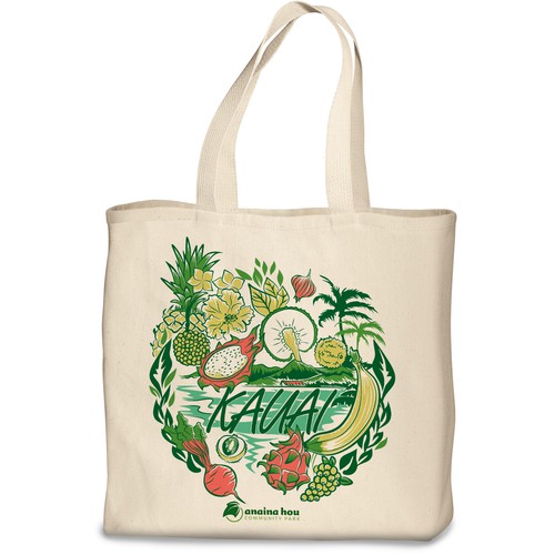 Kauai illustration design for bag