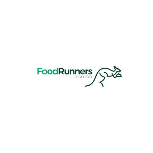 Logo design concept for delivery food company.