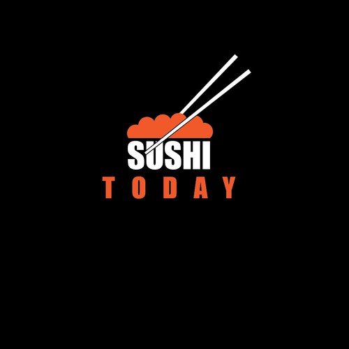 Create a logo for an All-You-Can-Eat restaurant called 'Sushi Today'
