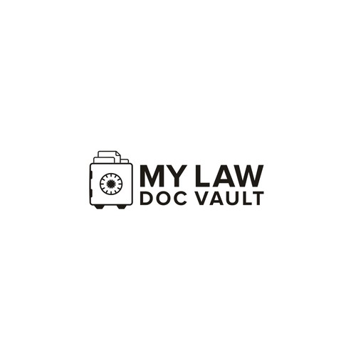 My Law Doc Vault logo design