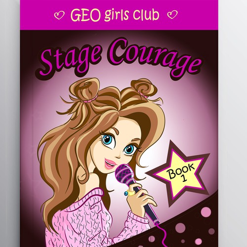 Create book cover for young adult (girls 9-12) series