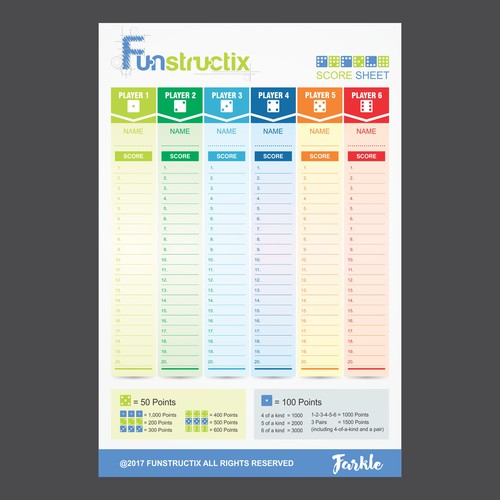 Flyer Sheet Table