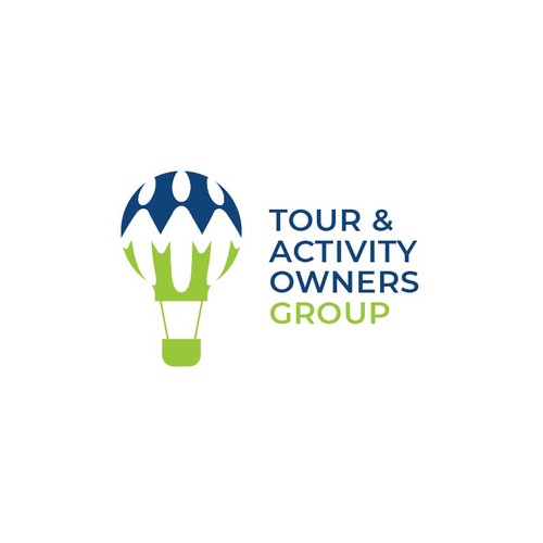 Logo concept for a community in tours & travel owners.