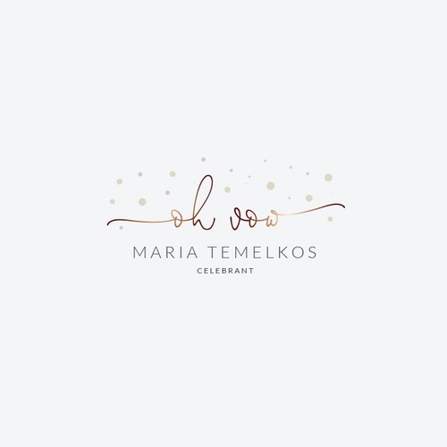 A logo for a private marriage celebrancy service