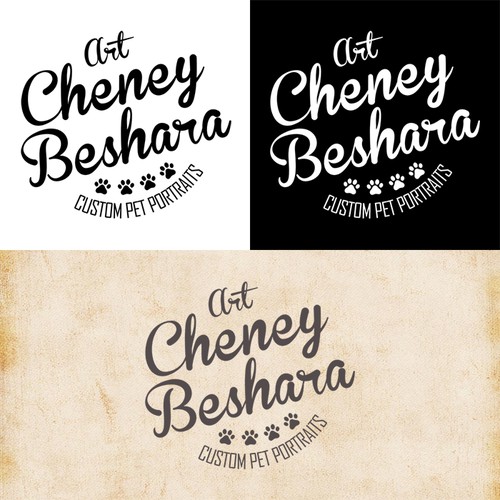 Design a lovely logo for a pet portrait artist!!!