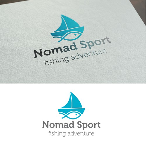 Create special Logo for Nomad sport  fishing adventure
