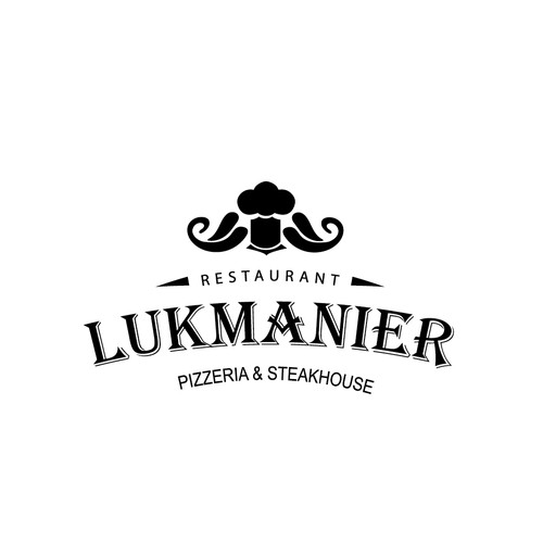 Logo Concept Lukmanier Restaurant pzzeria & steakhouse.