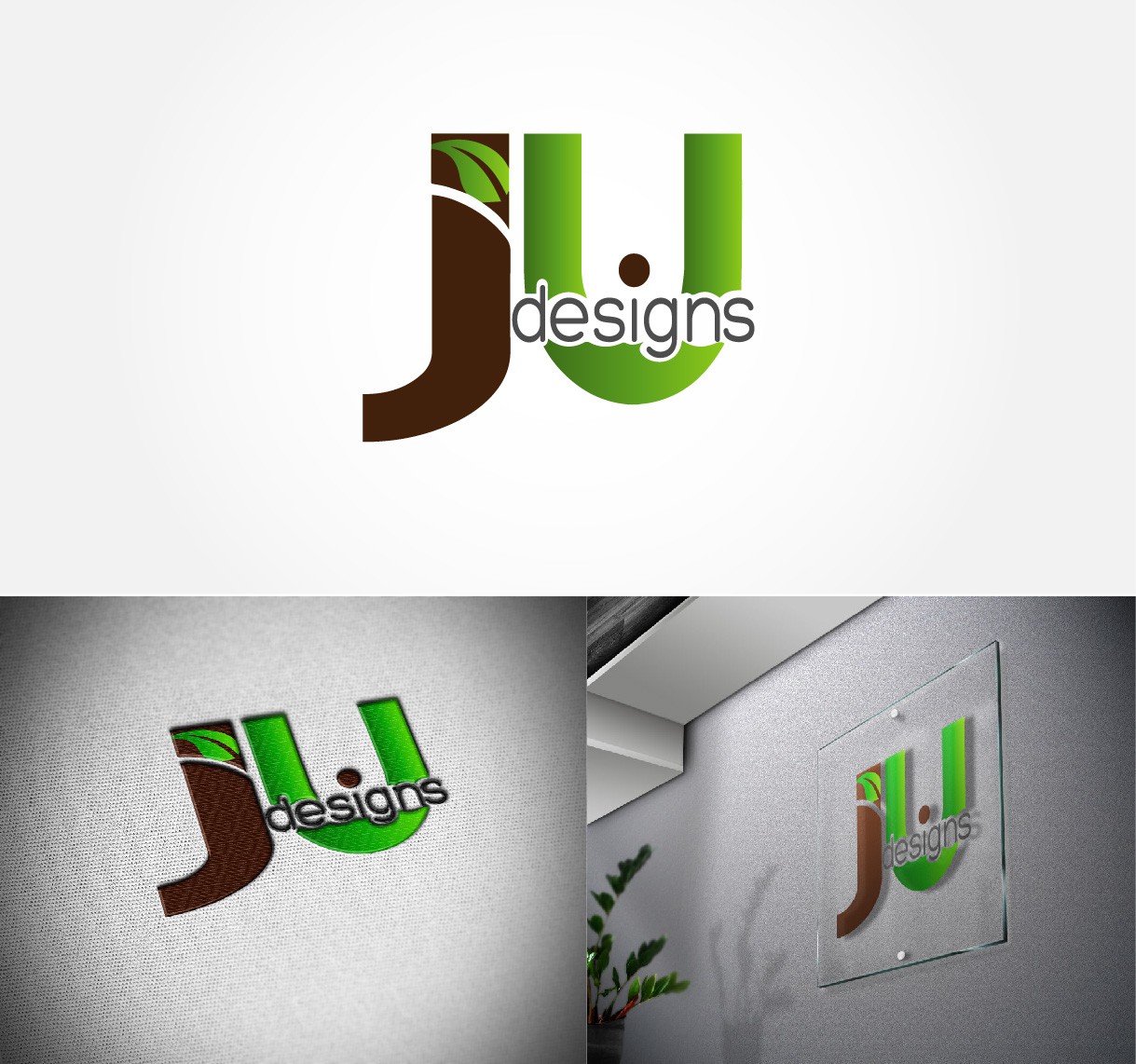 logo for JU Designs
