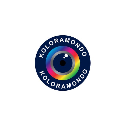 Colorful world Instagram Photography Logo