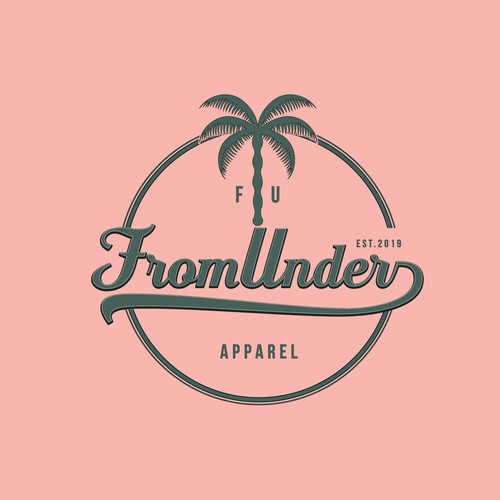 Logo for a trendy beach clothing line