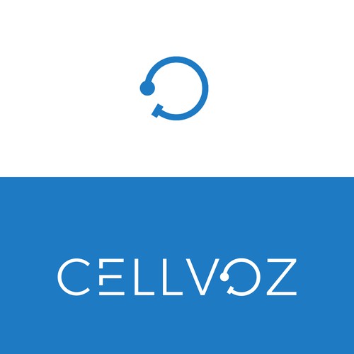 abstract logo for cellvoz