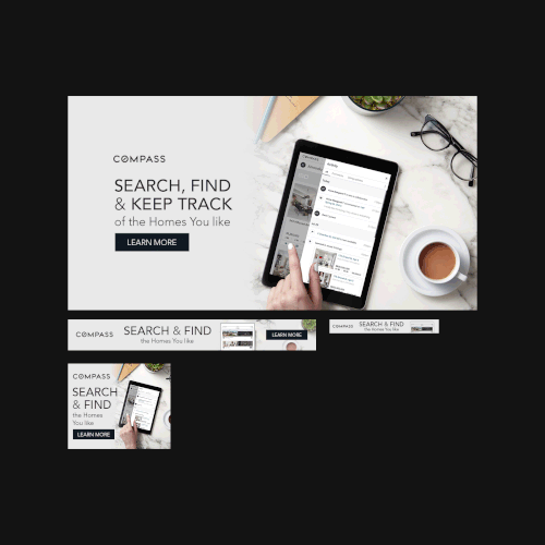 Animated Banner Ad for Compass