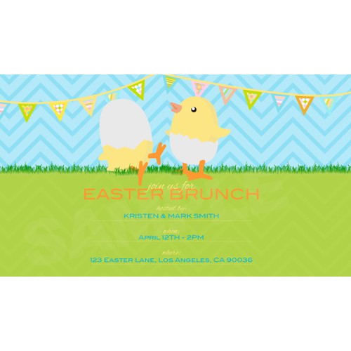 Online Easter Brunch Invitation