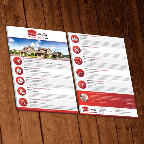 Rent Locally Flyer Design