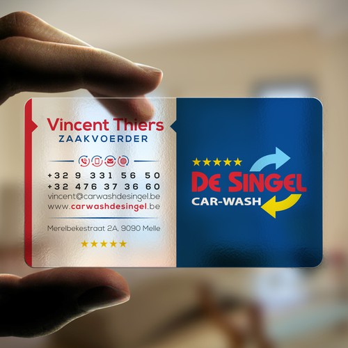 Transparent/Plastic Business Card 