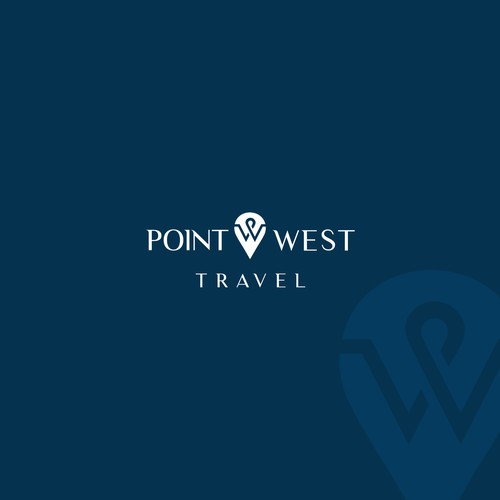 POINT WEST LUXURY TRAVEL LOGO DESIGN