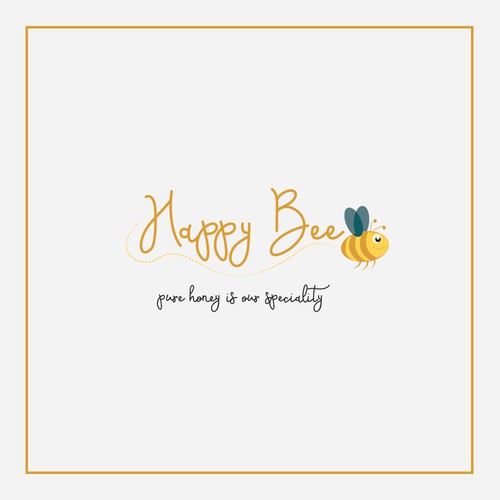 Logo for 'Happy Bee'