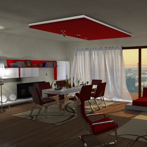 3d realistic interior for an appartment