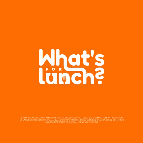 A cool bright color logo design for restaurant business