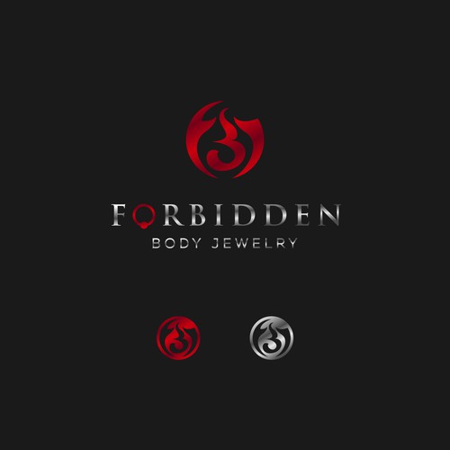 Tribal Letter Logo for Forbidden