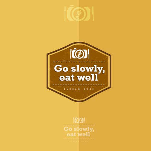 Go slowly, eat well needs a new logo