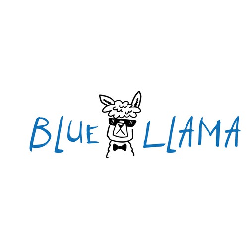 Hand-drawn Llama Logo