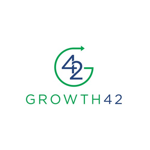 Modern Growth & Progress Logo for Growth42