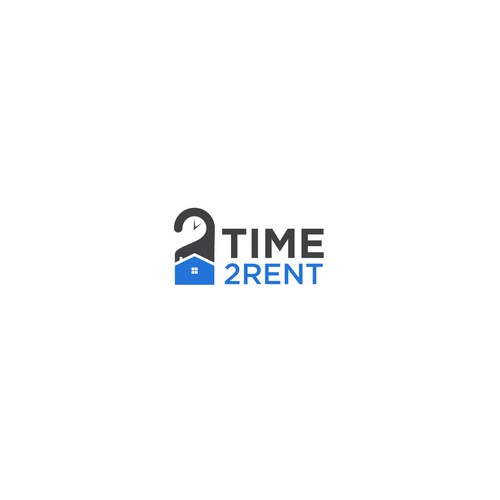 modern logo for time2rent